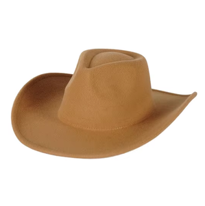 Sombrero Vaquero Básico Impermeable de Fieltro para Hombre y Mujer con Logotipo Personalizado, Cálido para Invierno, con Banda Absorbente de Sudor, para Uso Casual al Aire Libre - Product Image 1