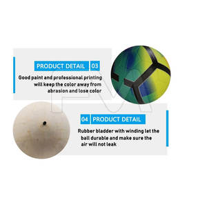 Ballon de football uni, nouveau style, cousu à la machine, service OEM, livraison directe d'usine, en vente - Product Image 6