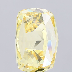 Diamant de laboratoire cultivé, taille émeraude, jaune fantaisie, 4,00 carats, clarté VVS2, certifié IGI, pour la fabrication de bijoux, à prix abordable - Product Image 3
