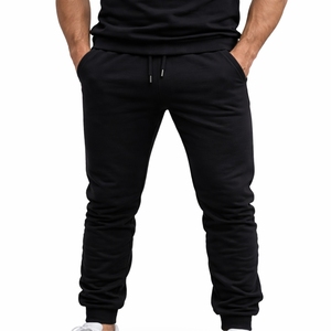 Ensemble de survêtement d'hiver personnalisé pour homme, à capuche, color block, 100 % coton, pull et pantalon de jogging, épais, respirant, taille élastique - Product Image 5