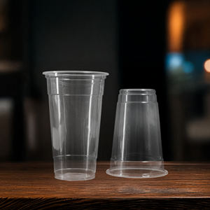 Wholesale Viet Nam Factory Disposable PP/PET Single Wall Clear 95mm <b>Cups</b> Lids 12/16/20/24oz for Coffee Hot/<b>Cold</b> - Product Image 1