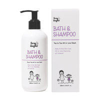 [Naris Solution] Pour ma fille, bain et shampoing tout-en-un 500ml, hypoallergénique et sans larmes, lavage pour bébé