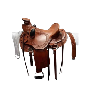 Selle de cheval en cuir occidental artisanale de qualité supérieure, selle de ranch et de randonnée, durable, confortable, équipement équestre professionnel 2026 - Product Image 2
