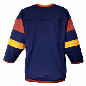 Camiseta de Hockey sobre Hielo Personalizada al por Mayor, 100% Poliéster, con Tirantes Ajustables, Mangas Largas, Transpirable, de Secado Rápido, Tallas Grandes para Niños - Product Image 3