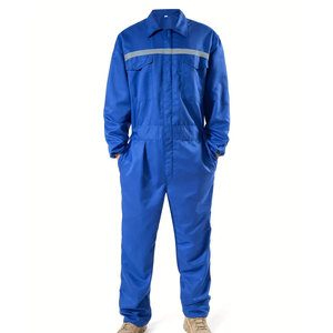 Custom Industrial <b>Work</b> Coverall Polyester Windproof CE Certified Long Lasting Protective Uniform for Factory <b>Construction</b> - Product Image 1