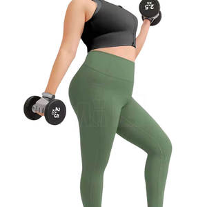 Nouveau design, qualité supérieure, pantalon mi-long pour femmes, leggings de yoga, séchage rapide, respirant, taille élastique, 100% coton, sans couture - Product Image 4