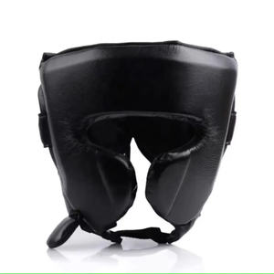 Precio al por mayor RTS, logotipo personalizado con sets de boxeo de cuero genuino, guantes de entrenamiento y sparring, protector de cabeza, protector de ingle AS-BG-4714 - Product Image 4