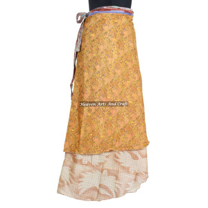 Beautiful Indian Print <b>Wraps</b> Skirts Vintage Reversible <b>Sarong</b> Sari Magic <b>Wrap</b> Skirt Wholesale Dress for Women Clothes Convert - Product Image 5