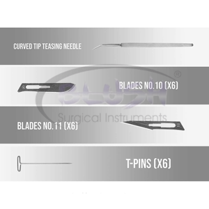 Best Deal on Stainless Steel Tissue Dissection Surgical Set Reusable Medical & Laboratory Instruments By <b>Blush</b> Surgical - Product Image 2