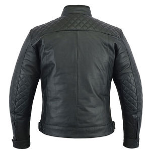 Veste en cuir pour moto de style unique de qualité supérieure pour hommes, tissu en cuir original imperméable et résistant - Product Image 2