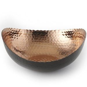 Tazón de Cobre Puro de Alta Calidad para Servir Comida, Hecho a Mano, Vajilla para Cocina, Hotel, Restaurante, Catering y Uso Doméstico - Product Image 1