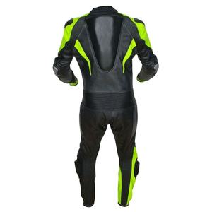 Traje de Cuero para Motociclistas, 2 Piezas, Chaqueta y Pantalón de Cuero Vacuno con Paneles Perforados, Protección con Armadura y Rodilleras - Product Image 5