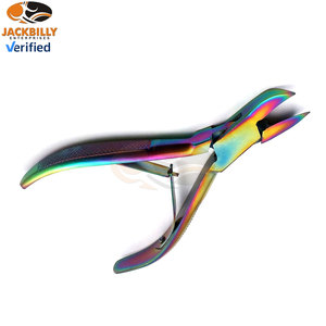 Coupe-ongles professionnel en acier inoxydable pour pédicure, coupe-ongles de pieds, outil pour ongles incarnés, effet caméléon arc-en-ciel, pour bébé - Product Image 3