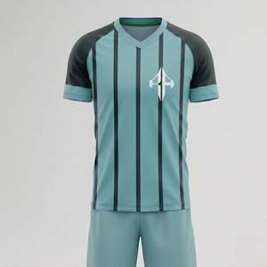 Uniforme de Fútbol Personalizado de Primera Calidad, Transpirable, de Manga Corta, con Logotipo Personalizado, Servicio OEM de Verano para Hombre por RIVIAN ATLANTIC - Product Image 3