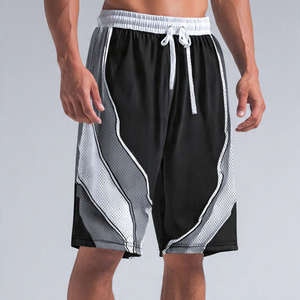 Summer Mesh <b>Shorts</b> <b>Men</b> 2026 Streetwear 100% Polyester <b>Men</b> <b>Basketball</b> <b>Shorts</b> High Drawstring Waist <b>Basketball</b> <b>Shorts</b> <b>Men's</b> - Product Image 4