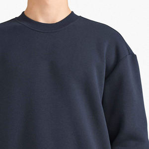 Sweat-shirt en molleton doux pour homme, de haute qualité, 100% coton, chaud, confortable, col rond, coupe classique, vêtements d'hiver respirants - Product Image 5