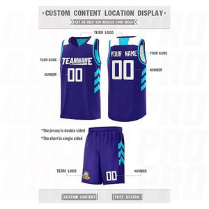 ชุดบาสเก็ตบอลโพลีเอสเตอร์ 100% ผลิตตามสั่งจากโรงงาน ระบายอากาศได้ดี คุณภาพสูง สำหรับผู้ใหญ่ทุกเพศ  ชุดกีฬาทีมแบบกำหนดเองได้ - Product Image 4