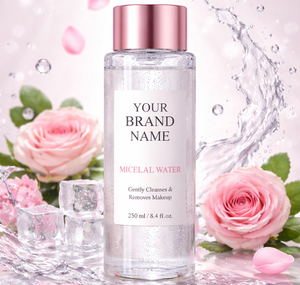 Agua Micelar de Limpieza Profunda, Fórmula Sin Enjuague, Marca Privada OEM, Desmaquillante Desintoxicante Sin Aceite para Venta al Por Mayor - Product Image 1