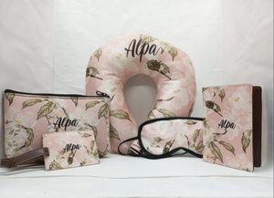 Almohada de Viaje Portátil en Forma de U, Microfibra Suave, Antibacteriana y Ecológica, Diseño Impreso para Uso en Avión - Product Image 3