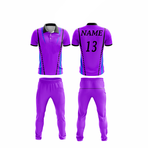 Camiseta y Pantalón de Cricket Personalizados con Estampado de Bandera por Sublimación, Uniforme de Equipo de Manga Corta para Hombre - Product Image 2