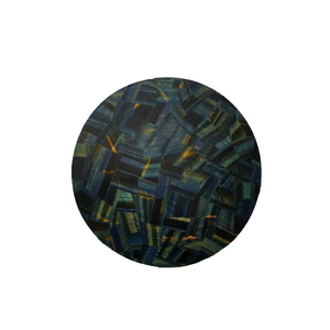 Posavasos de piedra de ojo de tigre azul de alta calidad en oferta, posavasos redondos de cristal para bebidas con soporte para café para el hogar - Product Image 5