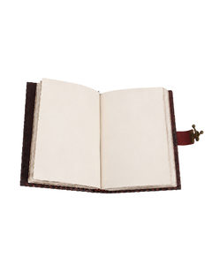 Wholesale Handmade Designer Lockable Side Stitching Indian High Quality Business Leather Dark Brown DNA Group File Folder - Product Image 2