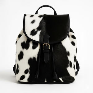 Mochila Duradera de Cuero Genuino de Vaca con Pelo, Estilo Western, para Viaje, con Logotipo Personalizado de Fábrica LHBP-0220 - Product Image 5