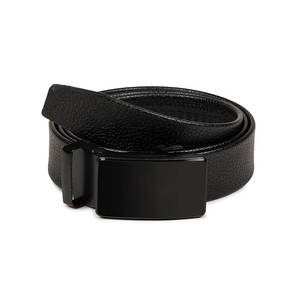 Cinturón de Cuero Vacuno Sólido con Hebilla Rectangular de Cierre Automático, Estilo Formal, Duradero, Moldeado en una Sola Pieza, 3.3 cm de Ancho - Product Image 4