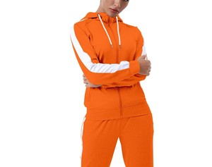 Nuevo Conjunto Deportivo para Mujer, Diseño Sólido y Moderno con Cuello Alto, Estilo de Moda, Tela Resistente, Precio Económico - Product Image 1