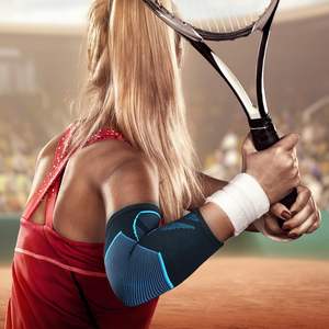 Manchon de compression épais en néoprène unisexe pour le coude, support professionnel pour le coude de tennis, protection contre la tendinite et la musculation - Product Image 6