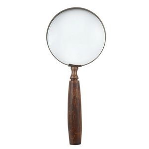 Vintage Metal <b>Magnifying</b> <b>Glass</b> With Decorative Grip For Book Lovers Collectors And Traditional Desk Accessories - Product Image 5