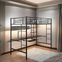 Cama Litera Reclinable de Estilo Moderno y Alta Calidad, Estructura de Metal y Hierro, Tapicería de Algodón Plateado, Muebles de Dormitorio para Adultos y Estudiantes