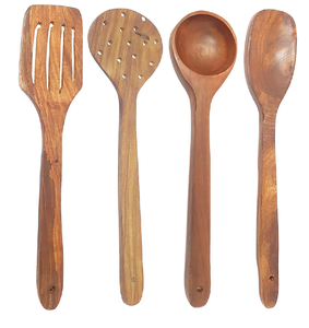 Eco-friendly Wood Cooking <b>Spoon</b> For Dinner <b>Serving</b> <b>Spoon</b> 4 Pieces Factory Wholesale Classic Wood <b>Serving</b> <b>Spoon</b> - Product Image 1