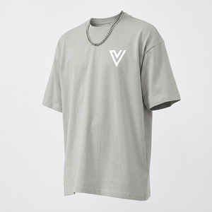 เสื้อยืดโอเวอร์ไซส์ แขนสั้น น้ำหนัก 240 กรัม ผลิตจากผ้าฝ้าย 100% เป็นมิตรต่อสิ่งแวดล้อม พิมพ์ลายดิจิทัลได้ตามสั่ง สำหรับทั้งชายและหญิง - Product Image 2