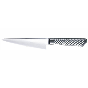 Couteaux à désosser professionnels en acier inoxydable avec manche en métal texturé et lame pointue pour la découpe de viande et la cuisine - Product Image 1