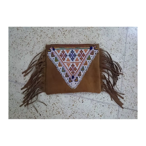 Banjara กระเป๋าสะพายไหล่ทำด้วยมือสไตล์วินเทจ, กระเป๋าแฟชั่นสไตล์โบฮีเมียนปักกระจกลายชนเผ่า - Product Image 6