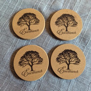 Posavasos Ecológicos de Bambú - Grabado Láser con Marca Corporativa - Venta al por Mayor - Product Image 1