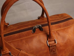 Personalized 100% Genuine <b>Leather</b> Brown Color Luxury Weekender <b>Duffle</b> <b>Bag</b> Full Grain Waterproof Portable Travel Unisex - Product Image 5