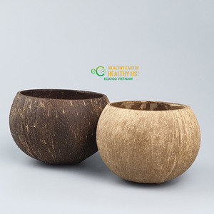 Wholesale Handmade <b>Coconut</b> Shell <b>Cup</b> Natural Eco Friendly Reusable Tableware for Desserts Drinks Ice Cream and Smoothies - Product Image 3