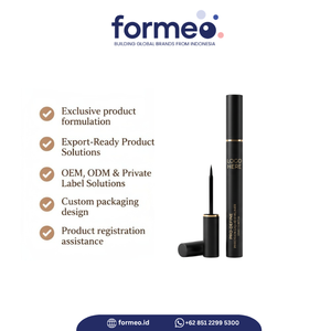 Delineador de Ojos con Logotipo de Tu Marca, Delineador Líquido Mate de Color, Secado Rápido, Resistente al Agua, Vegano, Delineador Líquido Negro Mate - Product Image 3