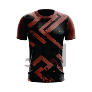 Camiseta Deportiva Personalizada para Equipos, 100% Algodón, Secado Rápido, Antibacteriana, Transpirable, Cuello en V, para Torneos, Prácticas, Escuelas y Clubes - Product Image 1