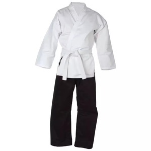 Uniforme de Karate Blanco para Adultos Unisex, 100% Algodón, Duradero, Corte Regular, Ropa de Artes Marciales con Cinturón Negro Incluido - Product Image 3