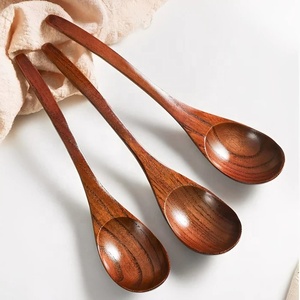 Juego de Cucharas de Cocina de Madera de Palisandro Hechas a Mano, Acabado Liso y Duradero, Resistentes al Calor, Ideales para Remover, Servir y Uso Diario en la Cocina del Hogar - Product Image 1