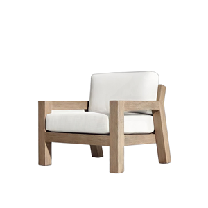 Dernière Tendance : Ensemble Canapé Monoplace Durable pour Salon et Jardin, Design Moderne, Chaise Longue avec Coussin et Pieds en Bois, Idéal pour Hôtels et Villas - PROMO - Product Image 1