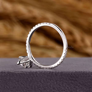 Igi ได้รับการรับรองว่ามาร์คีส์ตัดเพชรแหวนหมั้นเพชรที่โตแล้วหกง่ามฝังเพชรสีขาวทองสำหรับเป็นของขวัญวันครบรอบ - Product Image 3