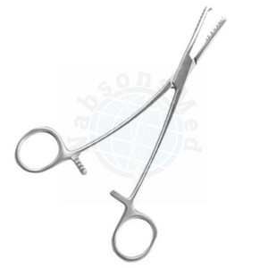 เครื่องมือผ่าตัดข้อเข่า NABSONS MED Manual Meniscal Clamp ขนาด 7 นิ้ว ทำจากเหล็กกล้าไร้สนิม ปลายทู่ สำหรับการผ่าตัดข้อเข่าและกล้ามเนื้อหัวเข่า ใช้ซ้ำได้ - Product Image 1