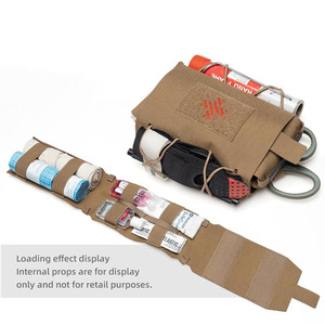 Botiquín de primeros auxilios de cuero al por mayor con bolsa impermeable para medicamentos de emergencia, ideal para camping, senderismo y actividades al aire libre, a un precio asequible. - Product Image 5
