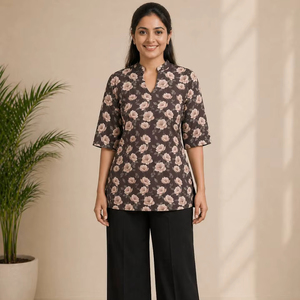 Conjunto de Uso Diario – Top de Rayón Cómodo y Pantalones Palazzo - Product Image 1