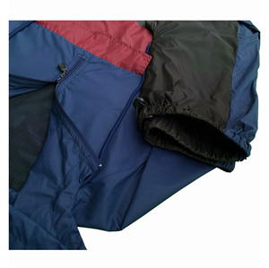 Conjunto Deportivo Unisex con Bloques de Color, Sudadera con Capucha y Cordón Ajustable, Manga Larga, Impermeable, Ligero, de Poliéster, para Otoño, para Adultos - Product Image 2
