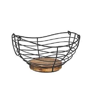 Panier à fruits traditionnel en métal, best-seller, décoration ethnique pour la maison, comptoir de cuisine, table à manger, rangement, taille et forme personnalisées - Product Image 5